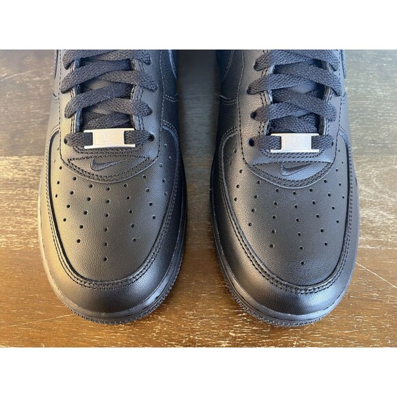 Nike Air Force 1 Low x Supreme Triple Black Men's Size 11 CU9225-001 - Picture 7 of 11